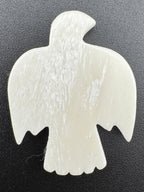 44mm Bone Eagle Pendant – Hand Carved Bone, Tribal & Indigenous Style