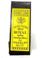 Nickle Plated Royal Sewing Needles for Beading Size 11