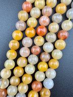 Multi Color Jade Beads Available in 6mm, 8mm, 10mm 12mm Sizes