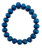 Blurple Druzy Beads Available in 6mm, 8mm Sizes