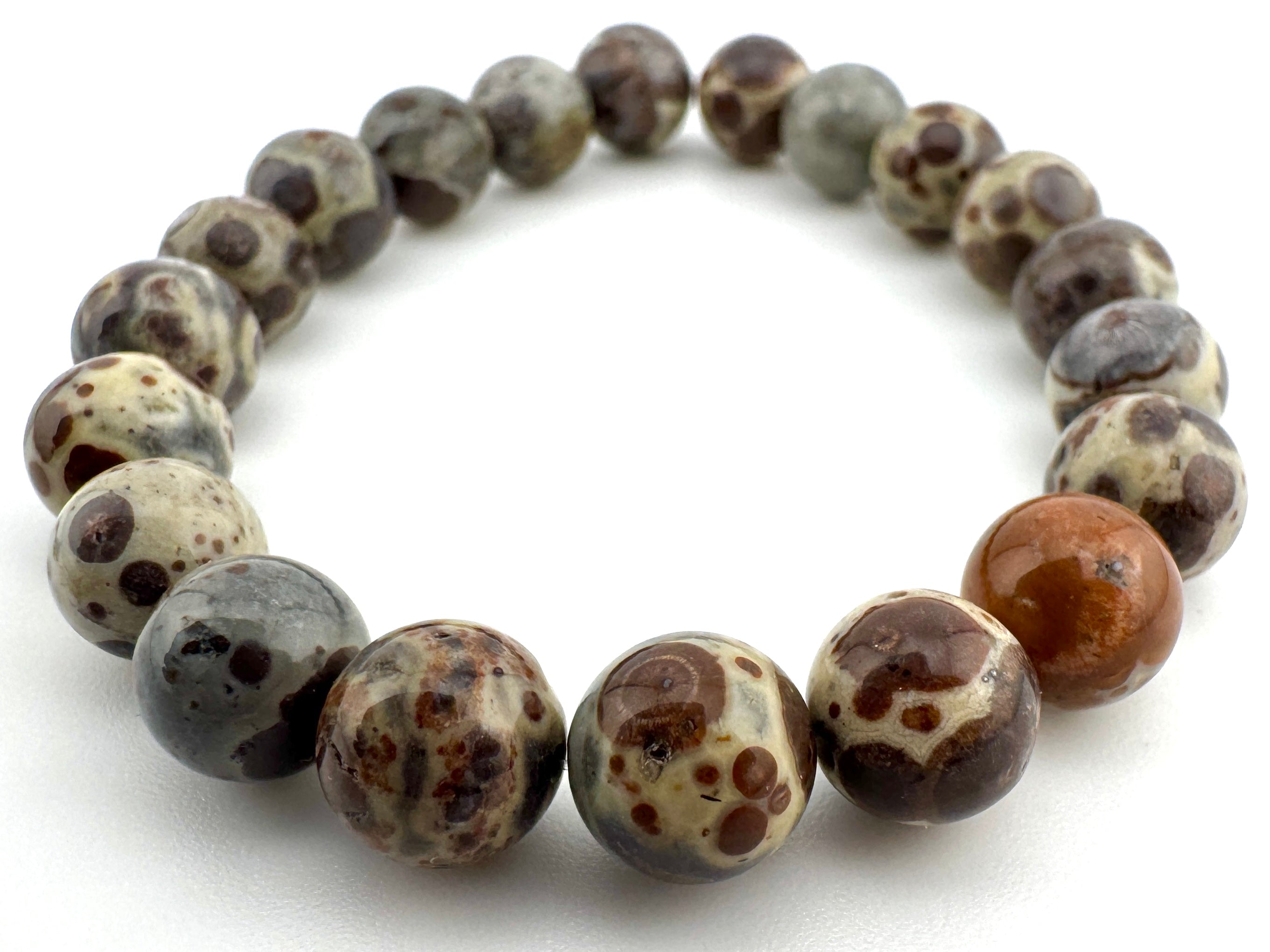 Leopard Skin Jasper Beads Available in 8mm, 10mm Sizes