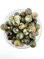 Chrome Chalcedony Beads Available in 8mm, 10mm Sizes