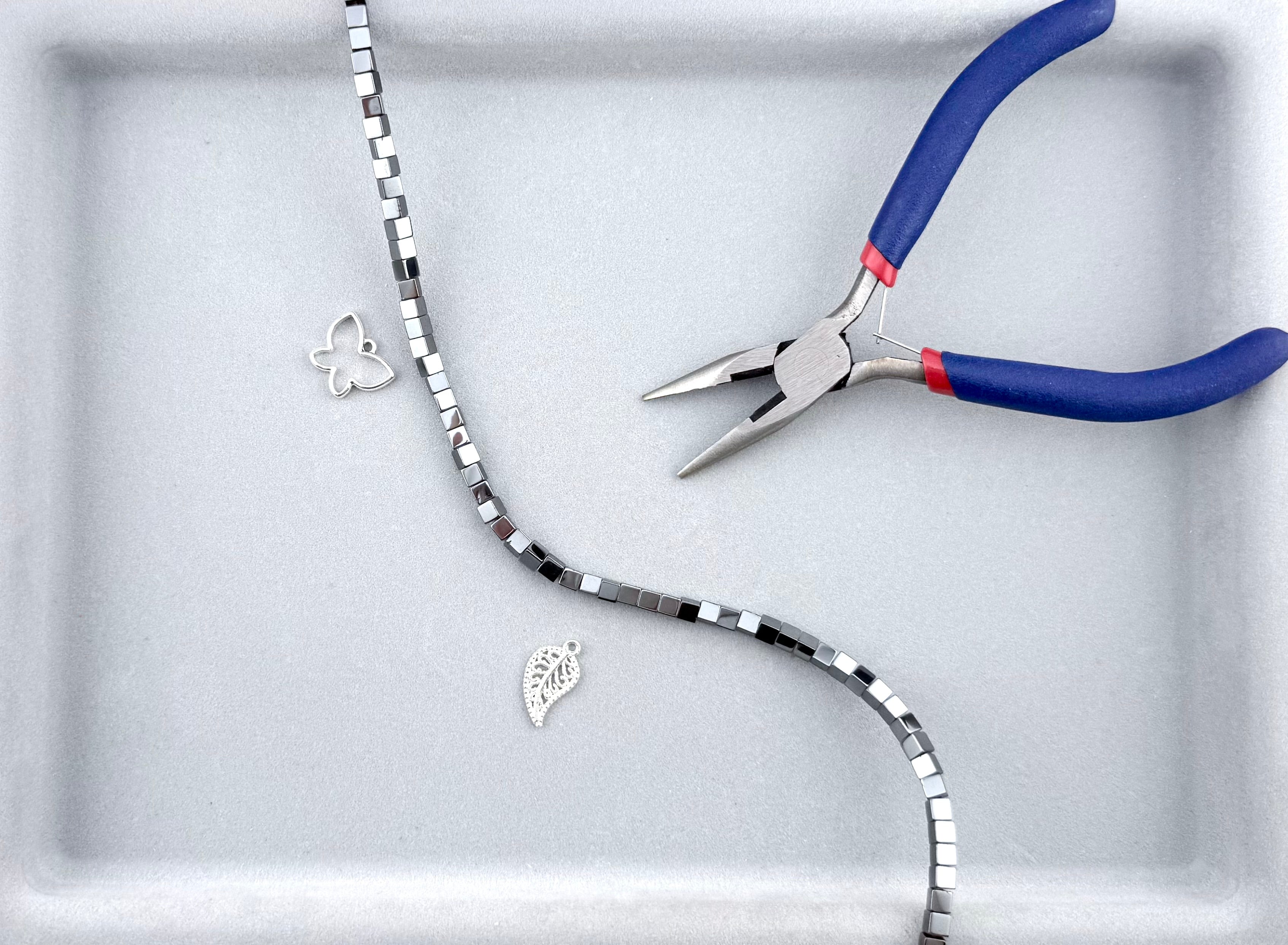 4mm Hematite Cube Beads