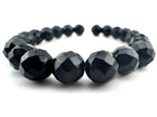 Onyx Faceted Beads Available in 6mm, 8mm Sizes