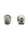 8x8.5mm Lion Spacer Bead Rhodium