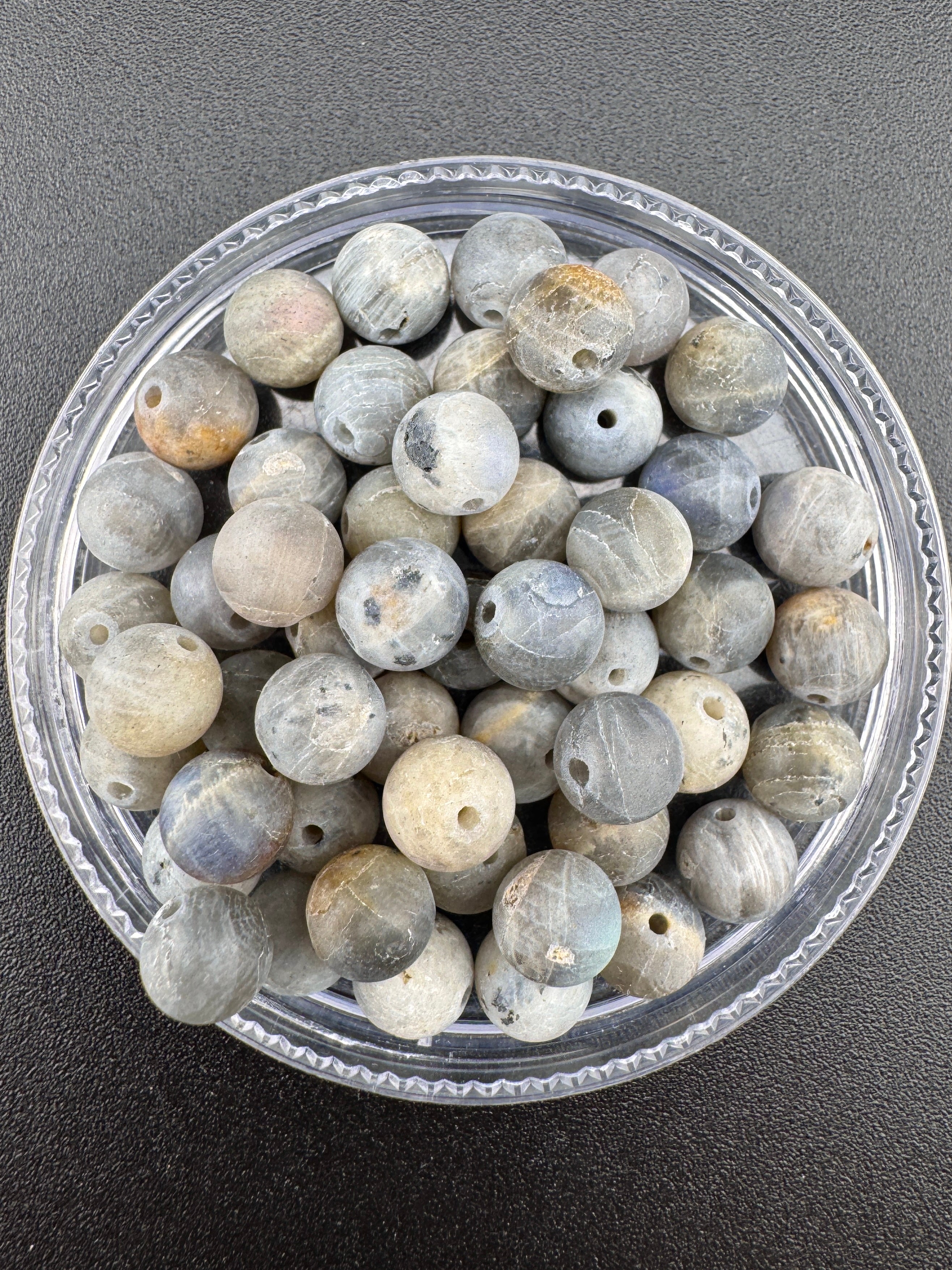 Matte Labradorite Beads Available in 6mm, 8mm Sizes