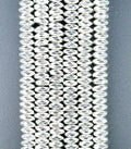 Silver Rondelle Hematite Beads 3x8mm