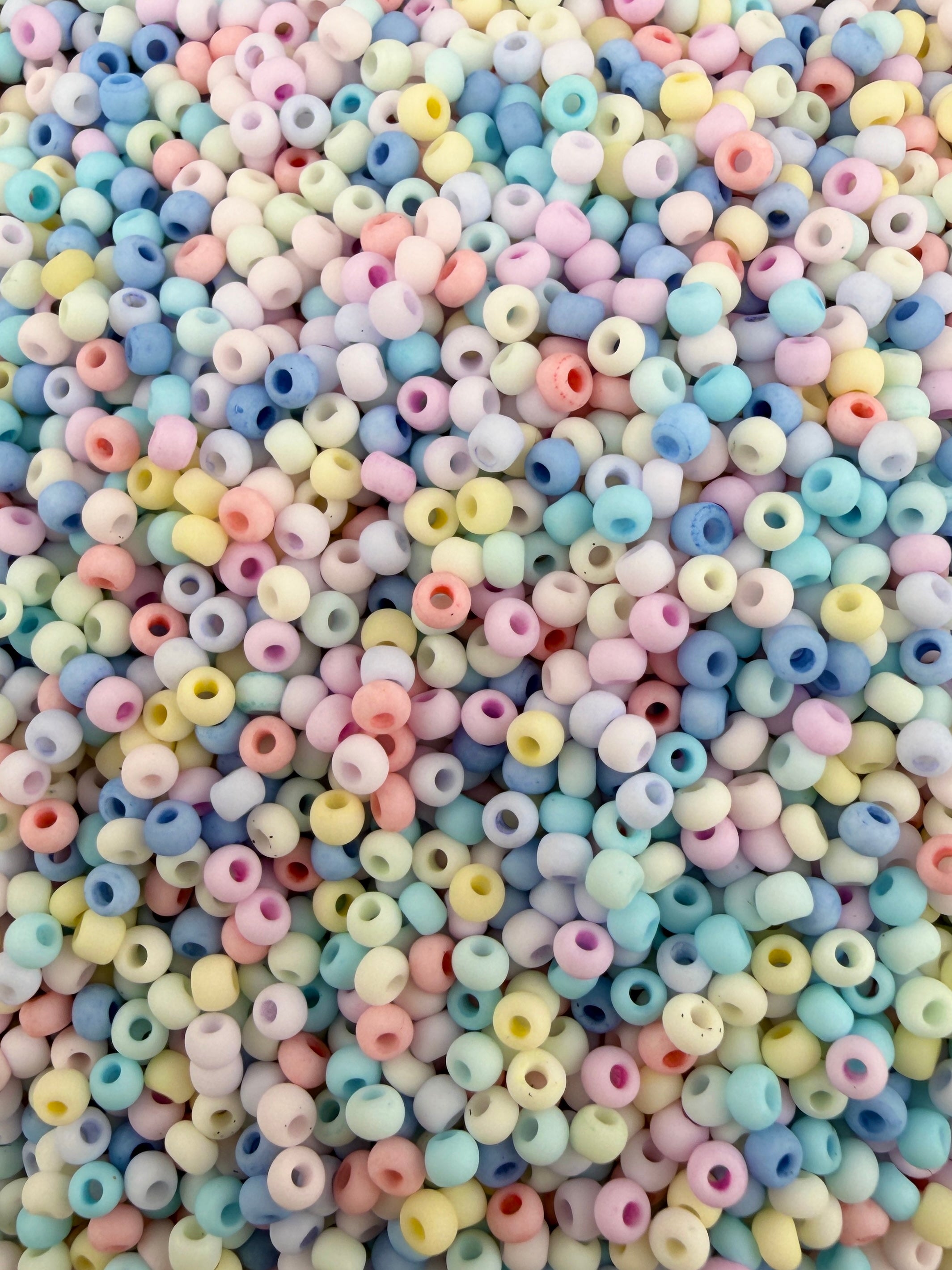 Mino Seed Beads 11/0 Multi Color Matte Pastel