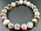 Botswanna Agate Beads Available in 4mm, 6mm, 8mm, 10mm Sizes