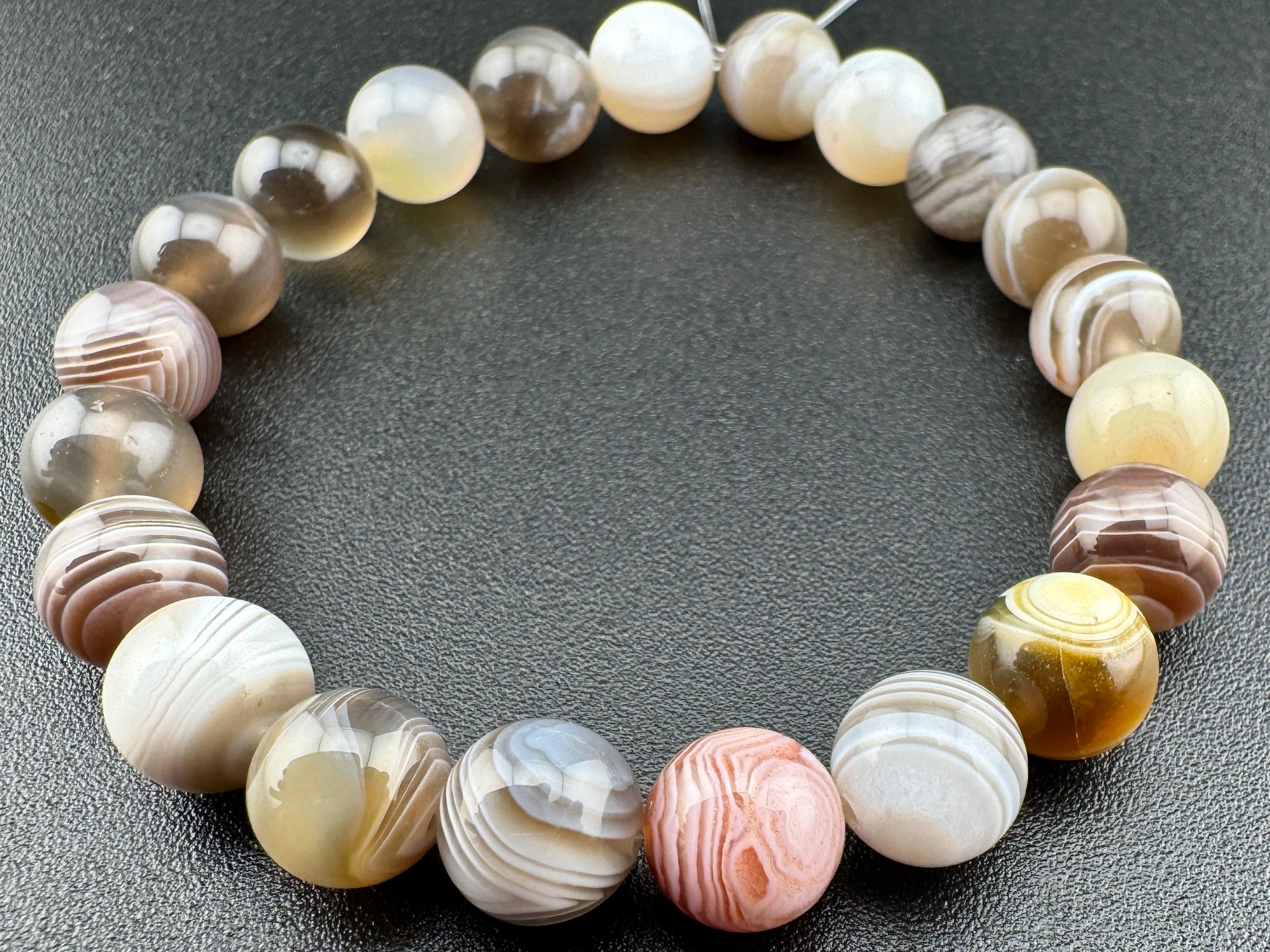 Botswanna Agate Beads Available in 4mm, 6mm, 8mm, 10mm Sizes