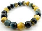 Blue Gold Tiger Eye Beads Available in 6mm, 8mm, 10mm, 12mm Sizes