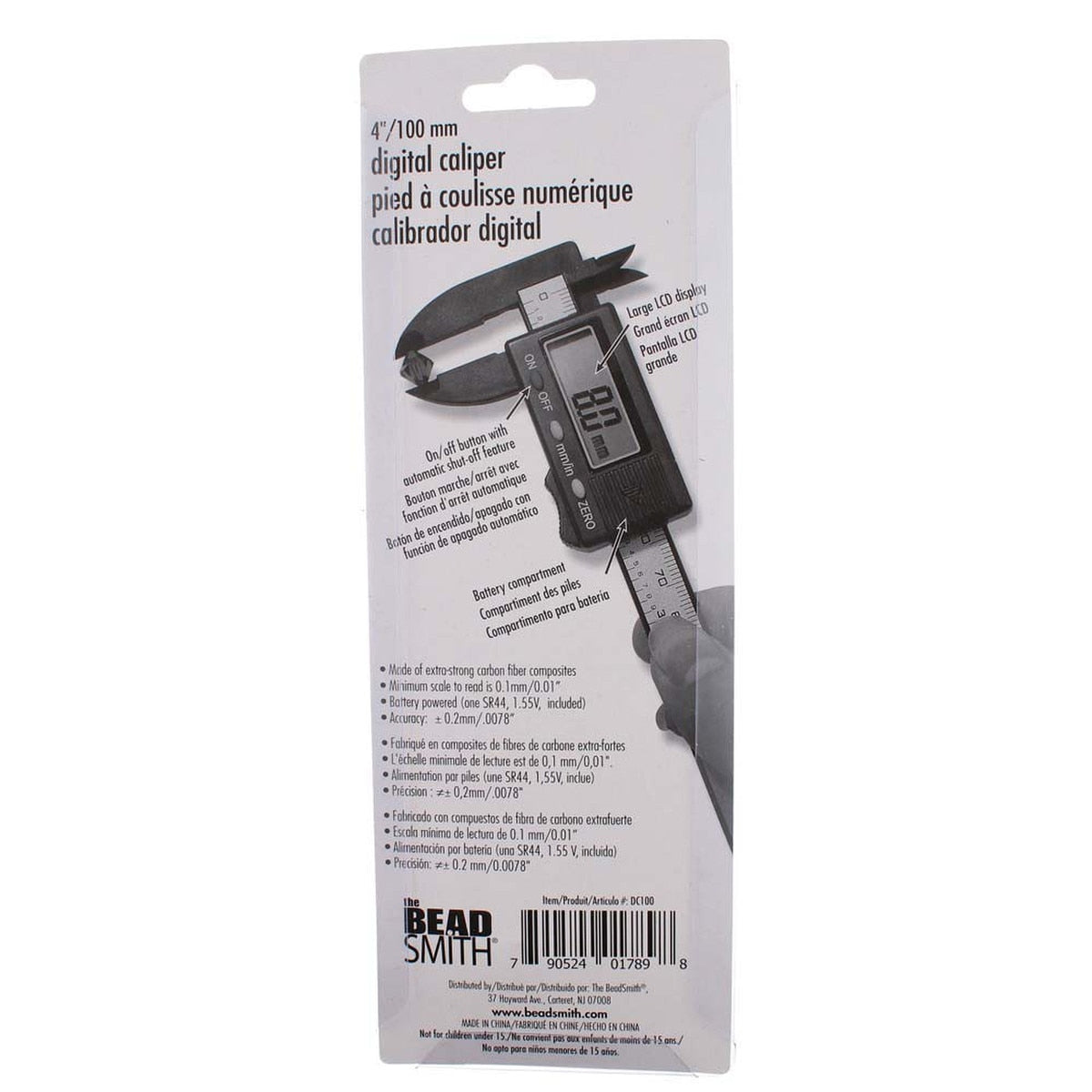 Digital Caliper for Jewelry & Craft Measuring up to 4 Inch (100 mm)