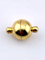 10mm Round Magnetic Claps Gold