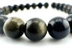 Golden Obsidian Beads Available in 4mm, 6mm, 8mm, 10mm Sizes