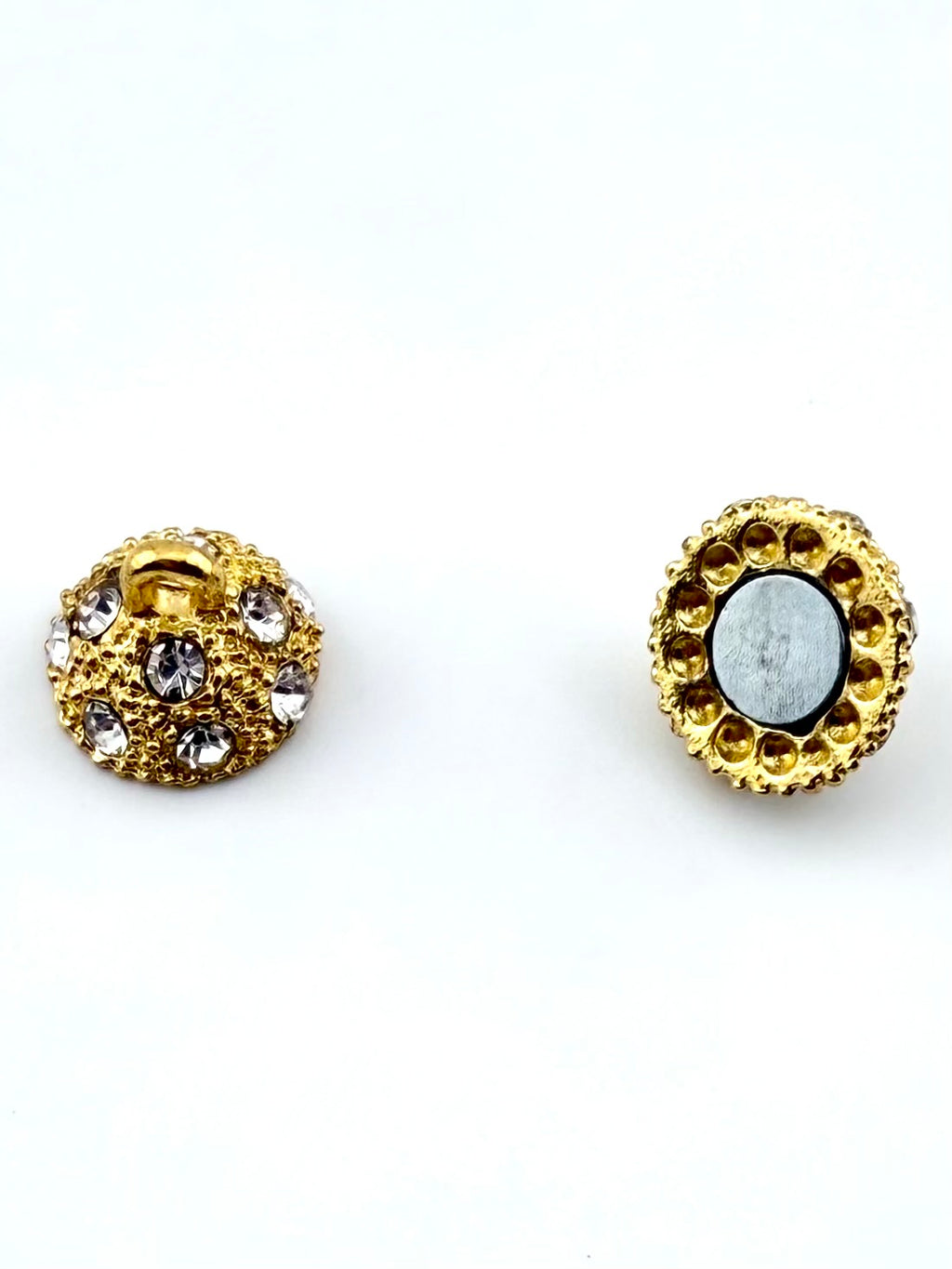 12.5mm Round Magnetic Claps Gold