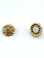 12.5mm Round Magnetic Claps Gold