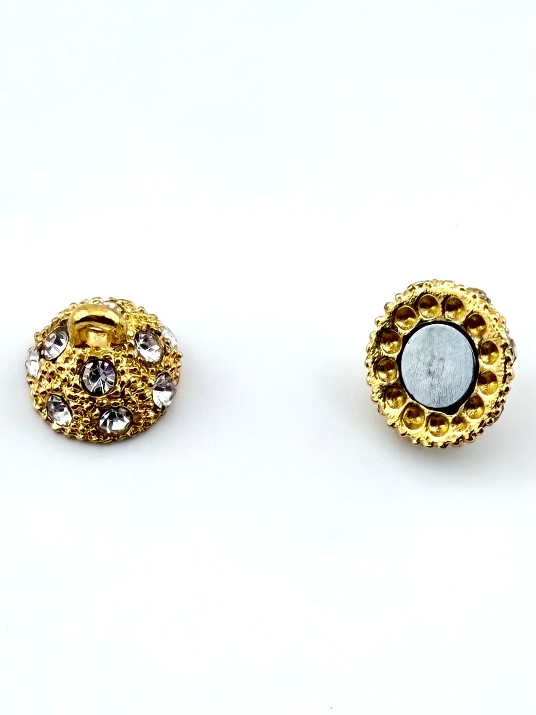 12.5mm Round Magnetic Claps Gold