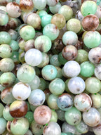 Chrysoprase Beads Available in 6mm, 8mm Sizes