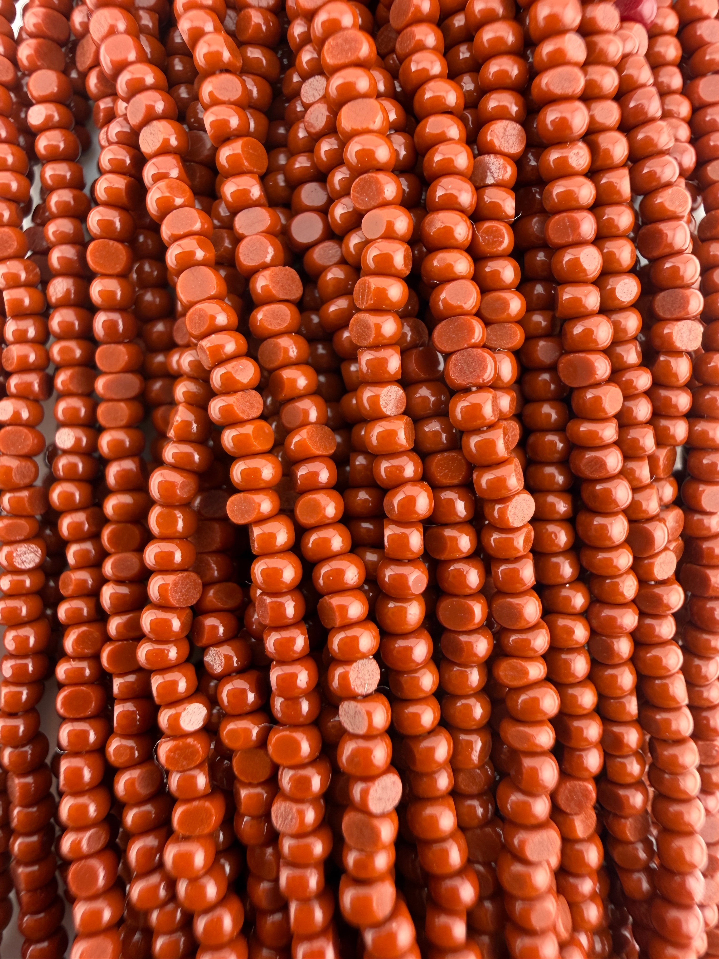 11/0 Sheen Chartlotte 2-Cut Opaque Burnt Rust Hank