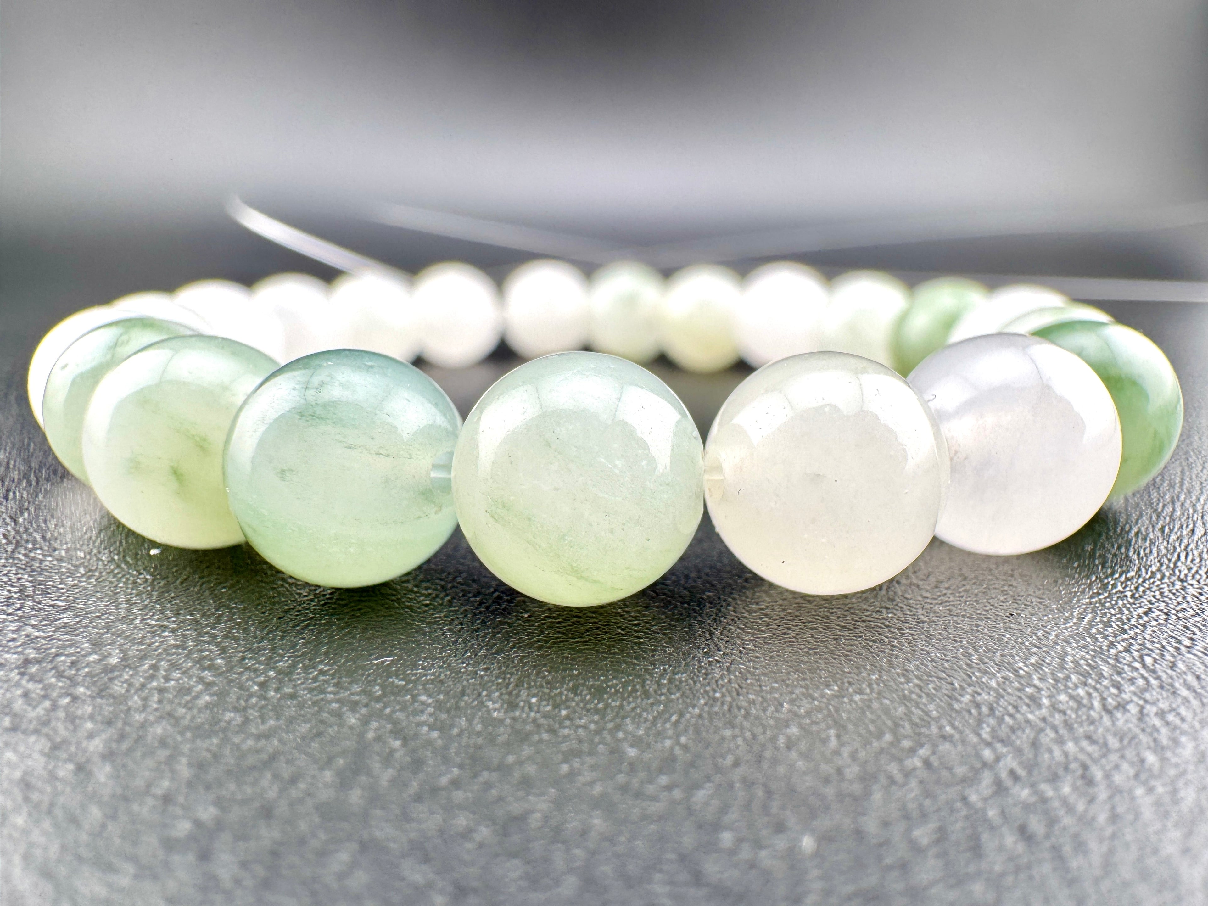 Ice Jade Beads Available in 6mm, 8mm, 12mm Sizes