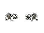 12x8mm Elephante Spacer Bead Rhodium