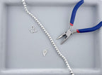 6mm Round Hematite Beads Silver