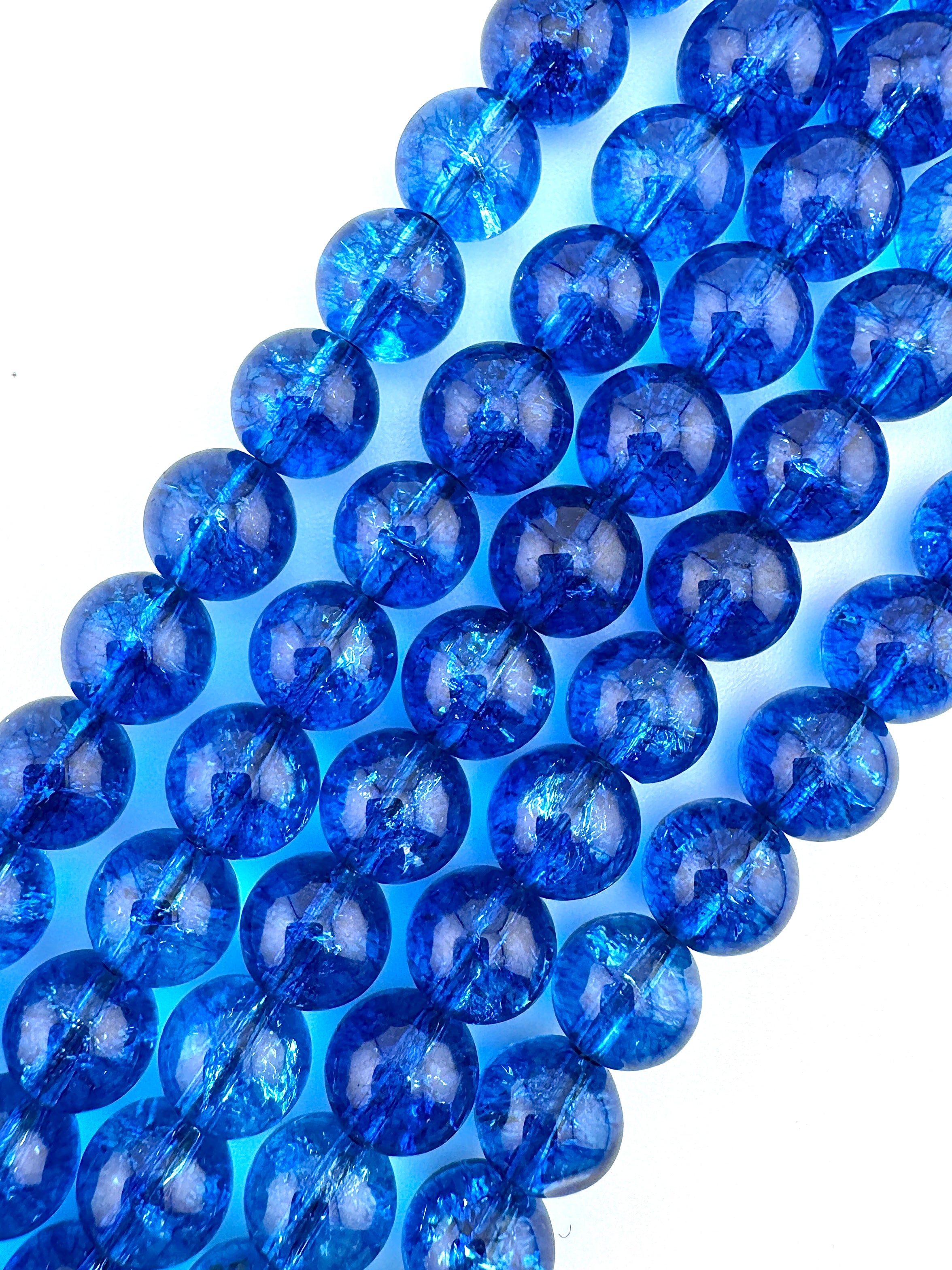 Blue Aura Quartz Beads Available in 6mm, 8mm Sizes