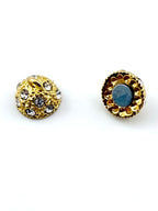 10.5mm Round Magnetic Claps Gold