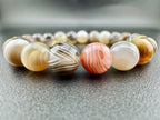 Botswanna Agate Beads Available in 4mm, 6mm, 8mm, 10mm Sizes