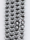 3x5x6mm Hematite Puffy Heart