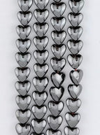 3x5x6mm Hematite Puffy Heart