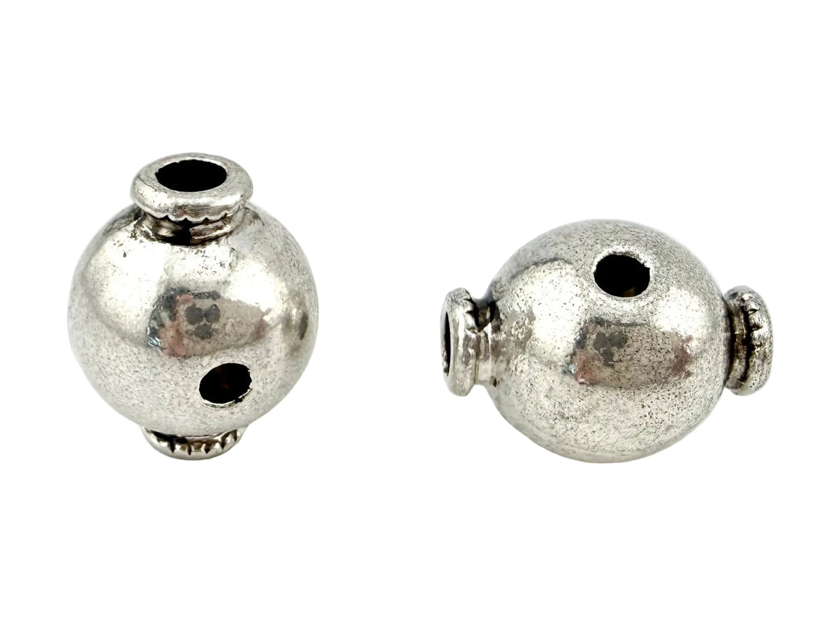 17x13mm Large 3-Hole Spacer Rhodium