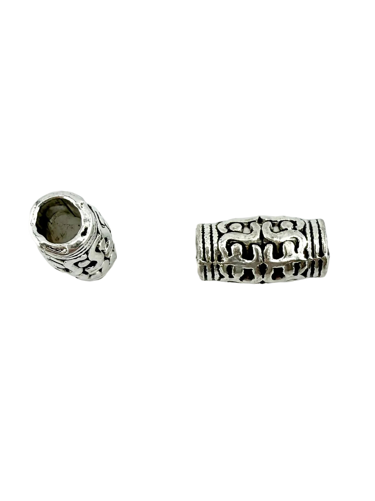 11.5x6mm Barrell Spacer Rhodium