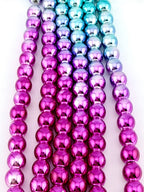 6mm Round Hematite Beads Multi Color