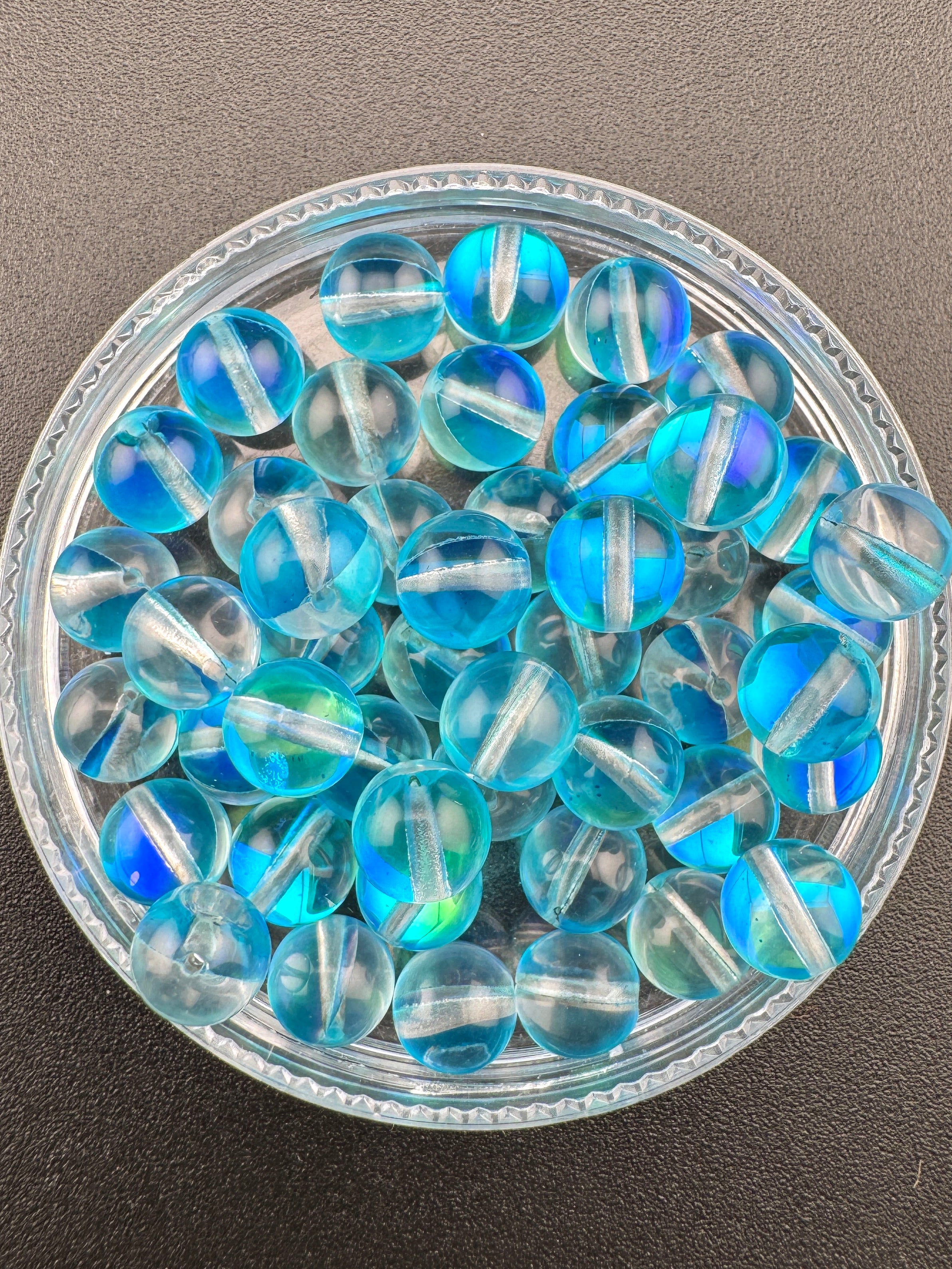 Aqua Moon Light Quartz Mm Beads Available in 6mm, 8mm Sizes