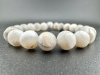 Matte White Lace Agate Beads Available in 6mm, 8mm Sizes