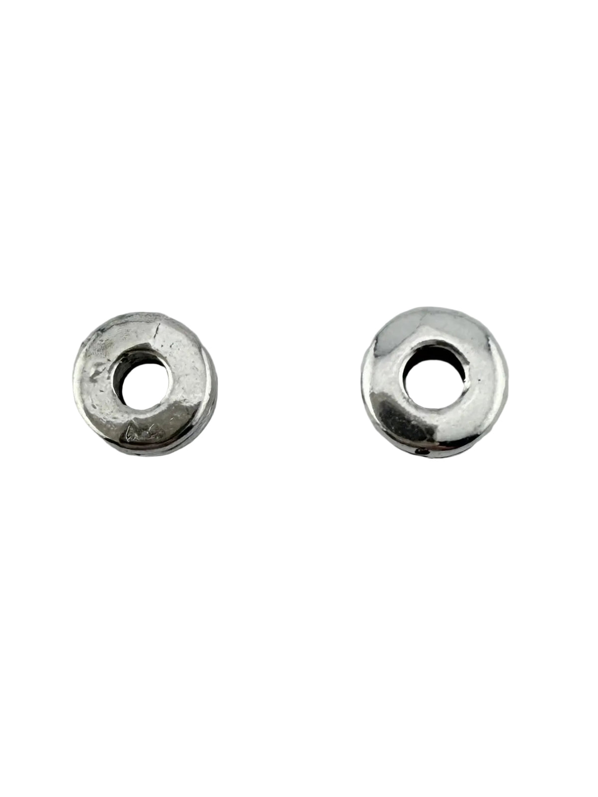 2.5x6mm Spacer Disk Rhodium