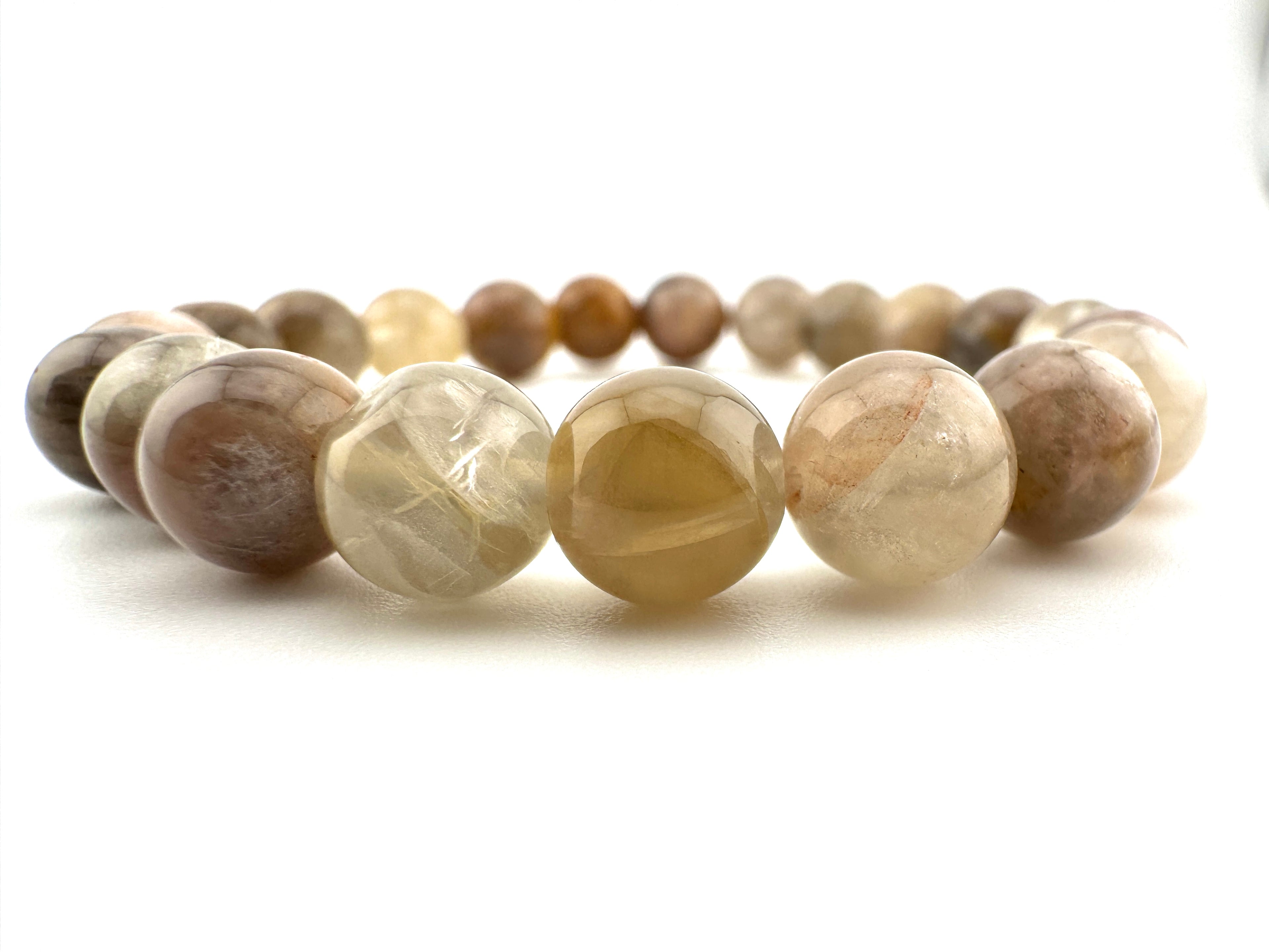 Grey Sun Stone Beads Available in 6mm, 8mm Sizes