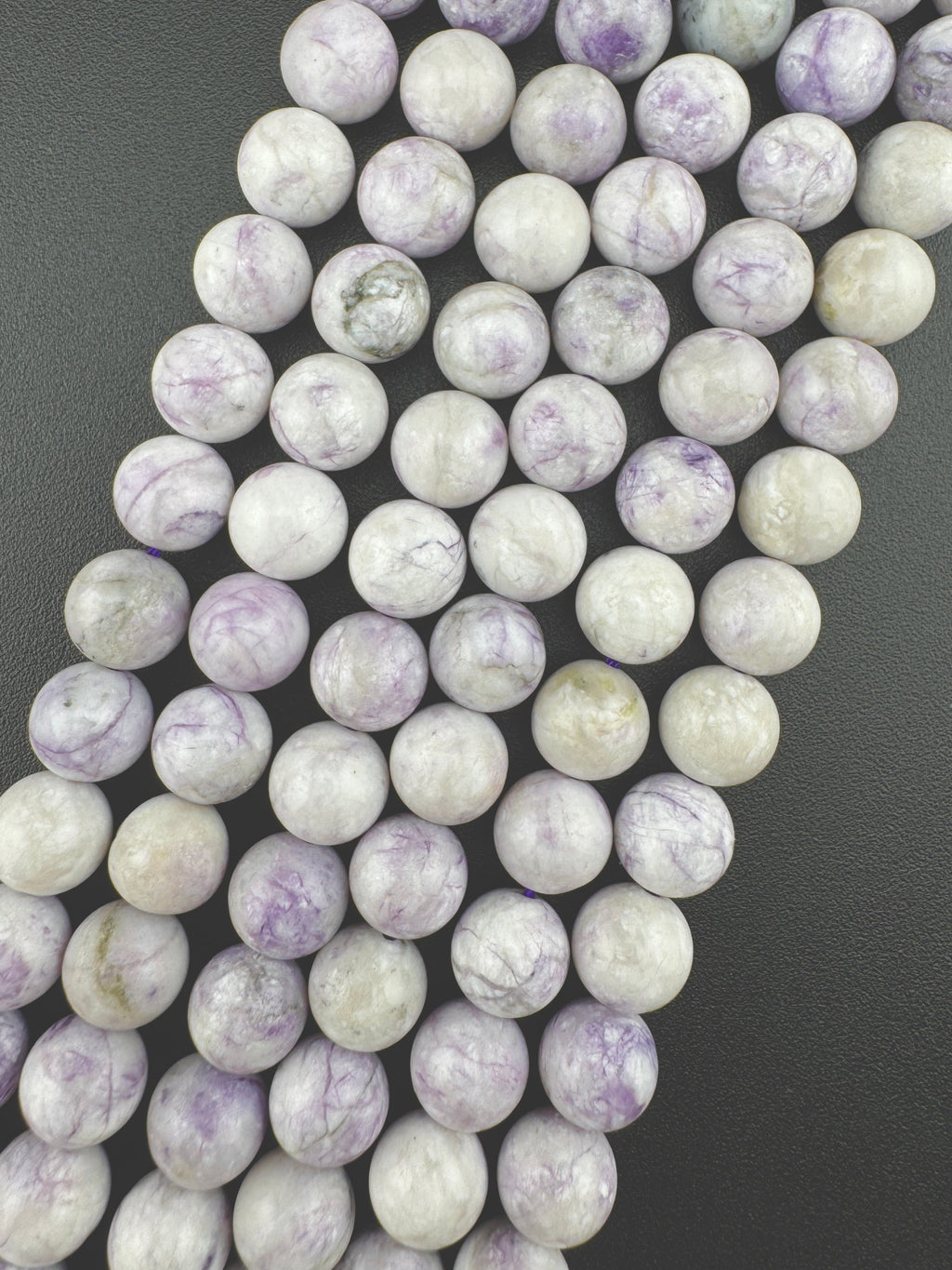 White Tiffany Jasper Beads Available in 6mm, 8mm, 10mm Sizes