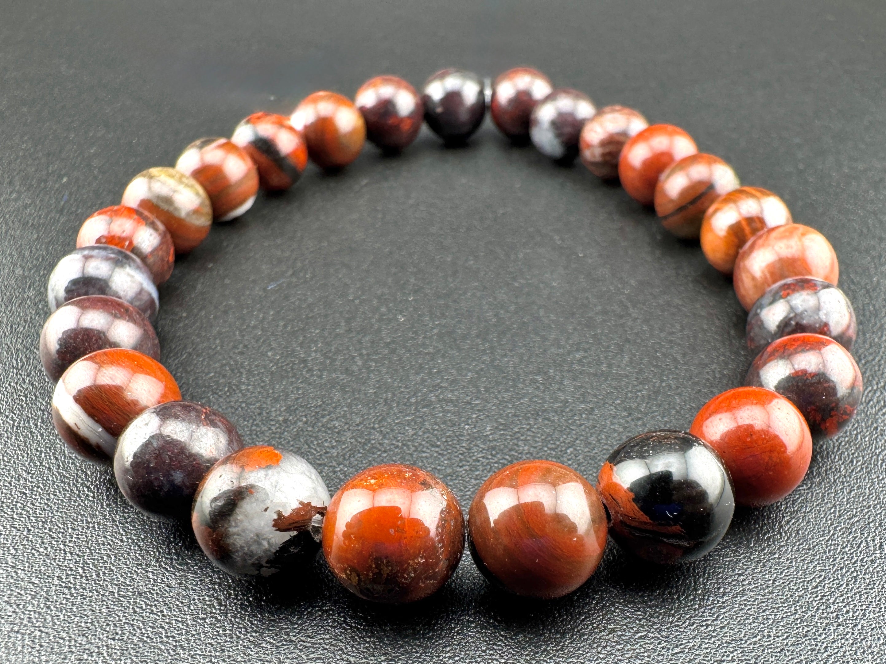 Red Blood Jasper Beads Available in 6mm, 8mm Sizes