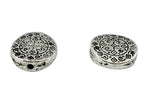 12x4mm Spacer Disk Rhodium