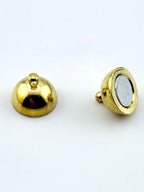 11.5mm Round Magnetic Claps Gold