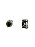5.5x4mm Barrell Spacer Rhodium