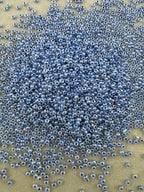 Mino Seed Beads 11/0 Crystal Luster Blue Color Lined