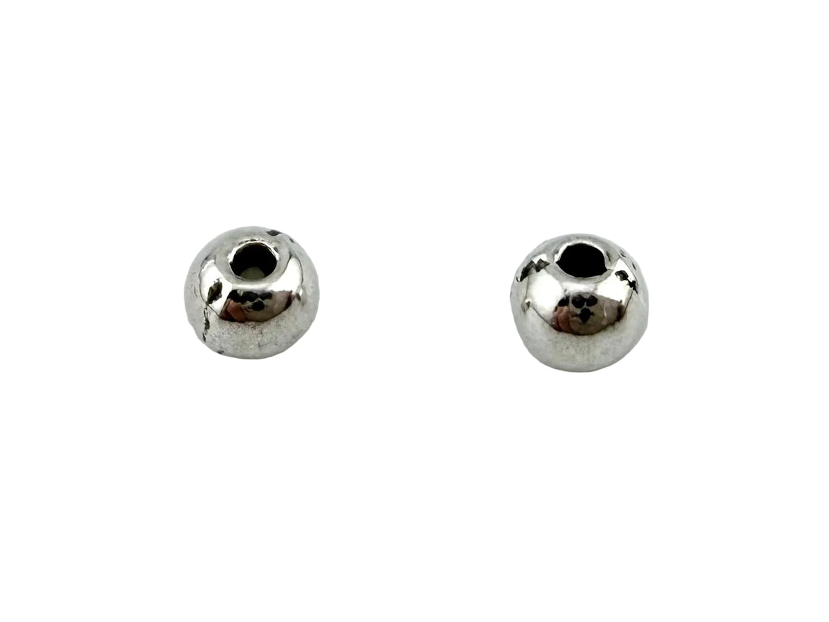 4mm Spacer Bead Rhodium