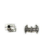 12x7mm Bat Guy Symbol Spacer Rhodium