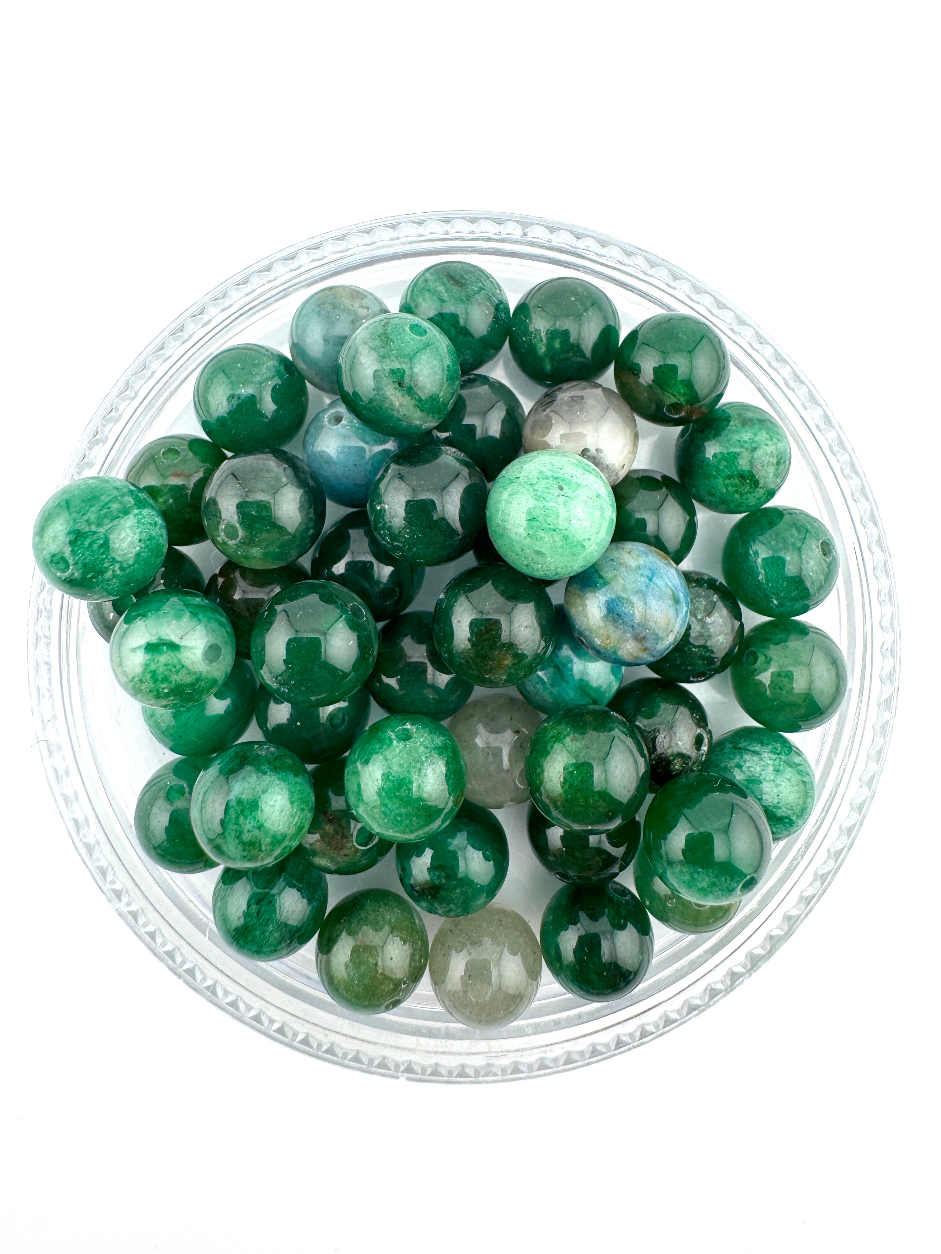 Green Lepidolite Beads Available in 6mm, 8mm Sizes