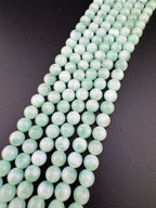 Green Angelite Beads Available in 6mm, 8mm Sizes