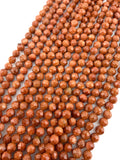 3mm Faceted Gold Stone Beads