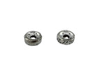 2x5mm Spacer Disk Rhodium